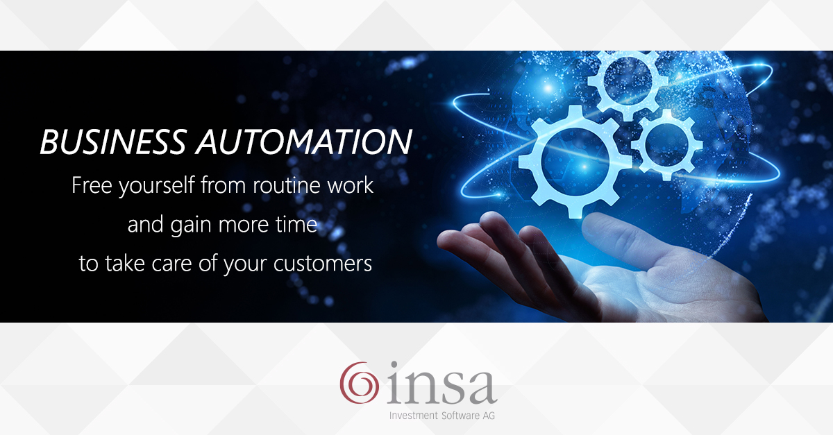 Are you currently spending too much time maintaining data in programs and doing administrative work? Time that you would rather spend with your customers? Insa Investment Software offers you a comprehensive and yet playfully simple solution. Thanks to our module Chronos, we offer you the possibility to automate recurring processes. Whether it's monitoring maturing bonds, generating portfolio reports for your clients, importing securities and currency rates, or transacting via bank interface, Chronos can do it all for you. Effectively, it can do even more. The processes are not limited to our portfolio management system. We are also able to map processes of external software, even those that require human interaction. In conjunction with our record management software KORTO, we can manage the entire onboarding process in such a way that you subsequently have all data digitized and secured in accordance with the requirements of the financial market supervisory authority and the legislator. You have customers, that don't want to wait, until you've provided them with performance reports? They want to keep an eye on everything outside of business hours? With INSA Online they can securely access their portfolio at any time. Have we made you curious? Contact us today so that we can present you with a solution tailored to your needs.