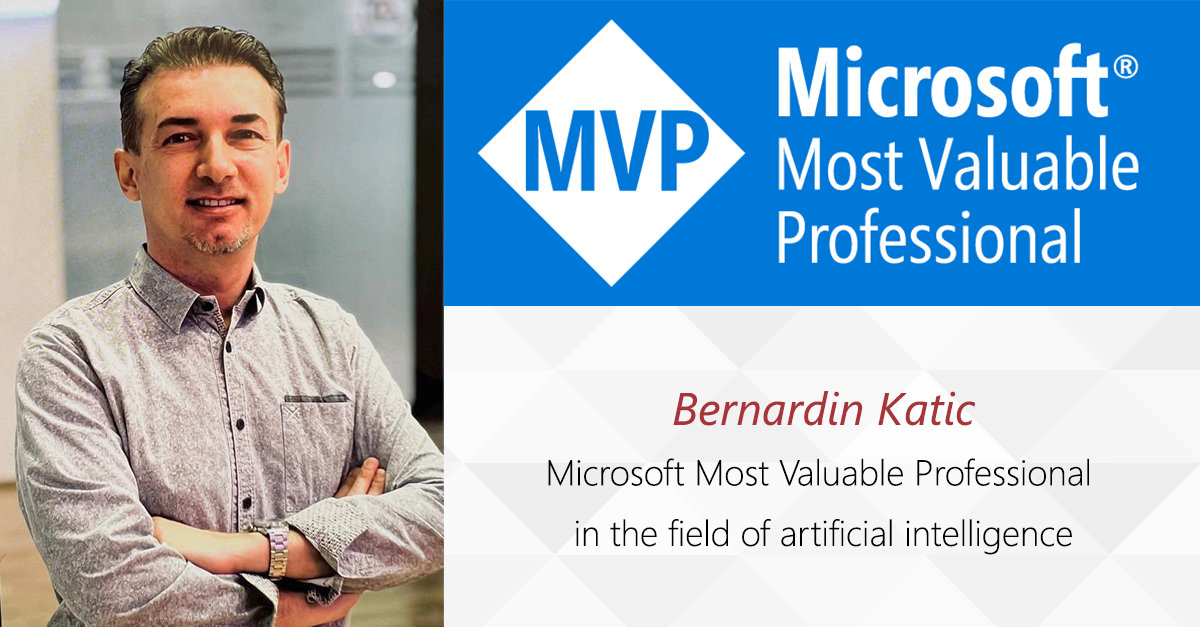 Bernardin Katic is one of 100 Microsofts Most Valued Professionals.