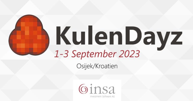 Every year in September our Croatian team organizes an IT conference in Osijek. This year nearly the whole Swiss team will be attending, too.